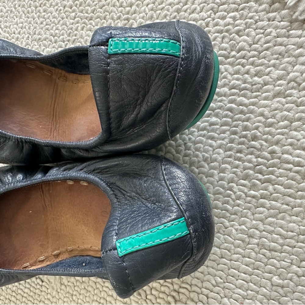Tieks Navy Leather Ballet Flats - Picture 5 of 5